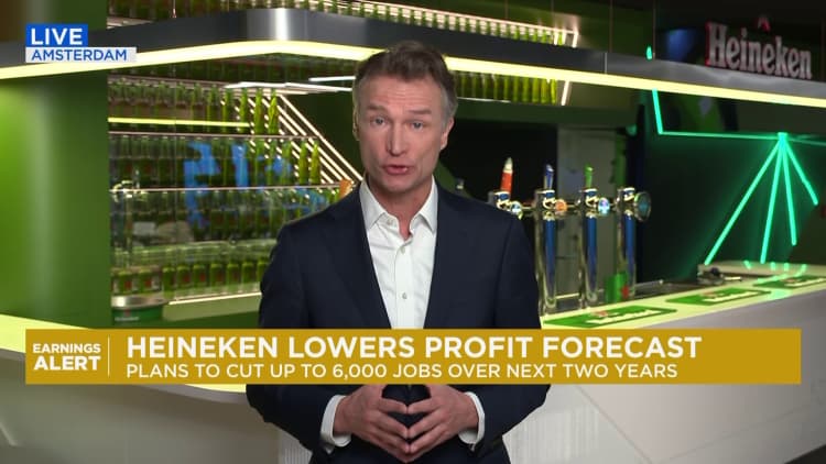 Heineken to axe up to 6,000 jobs as beer sales falter