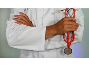 Doctor pictured here