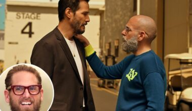 Bald Jonah Hill unrecognizable as he shows off slim figure in new movie with Keanu Reeves