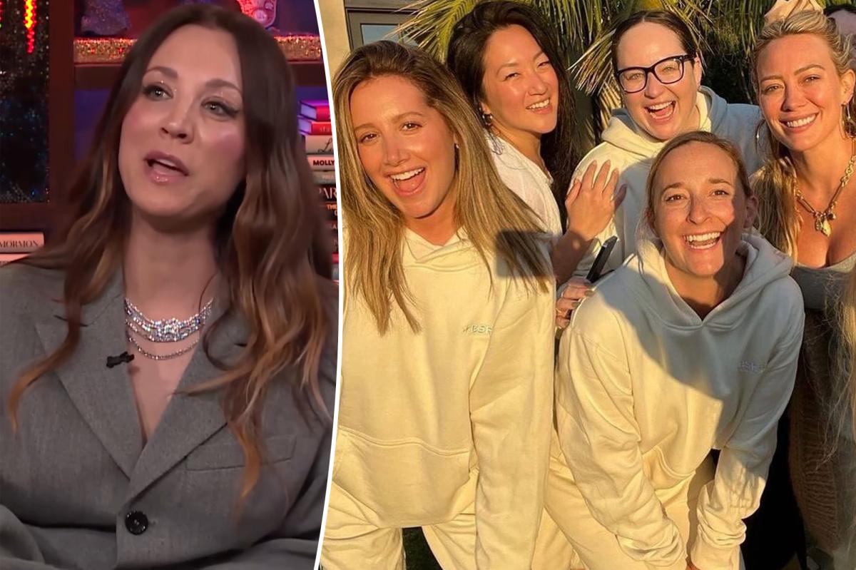 Kaley Cuoco eviscerates Ashley Tisdale over 'toxic' mom group drama