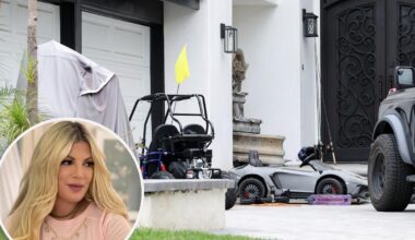 'Borderline hoarder' Tori Spelling's items spill out of Calabasas rental