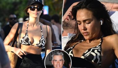Bikini-clad Jessica Alba celebrates finalized Cash Warren divorce with Miami getaway