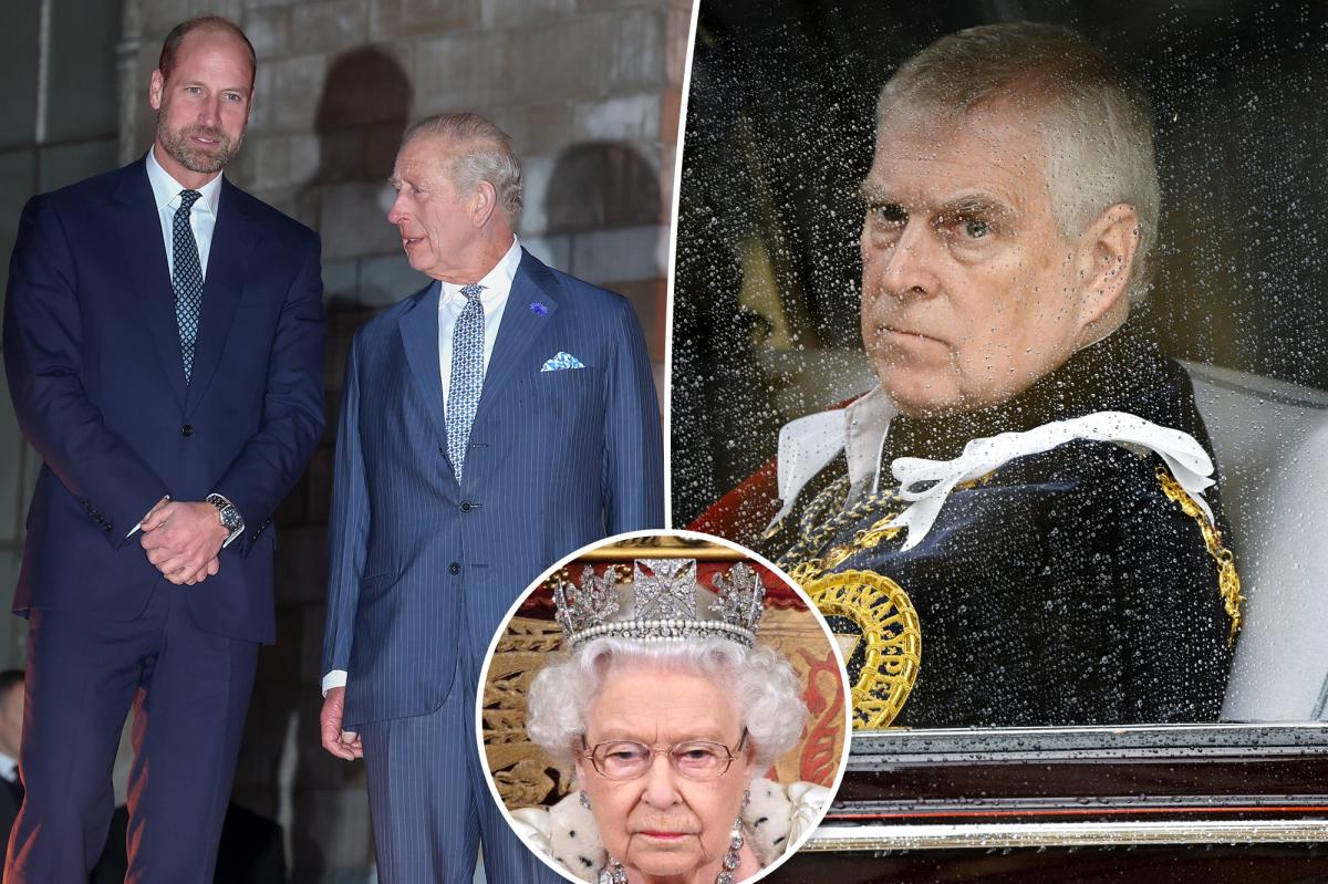 Prince William urged Charles, Queen Elizabeth to 'banish' Andrew after 2019 BBC interview