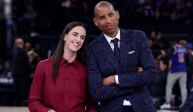 WNBA superstar Caitlin Clark a special guest on NBC's Knicks-Lakers