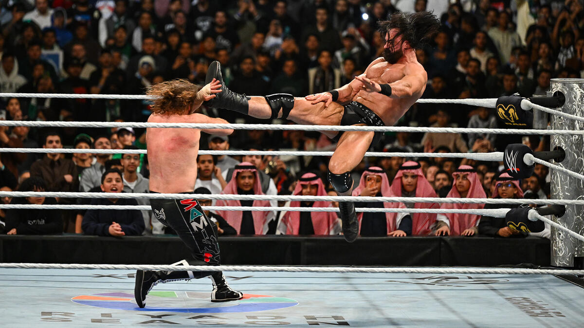 Backstage notes on Sami Zayn vs. Drew McIntyre