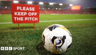 A general view of Pittodrie Stadium