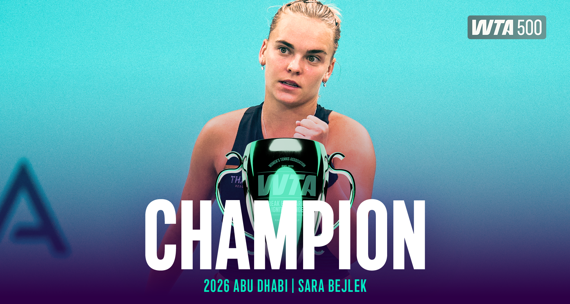 How craft and IQ defined Sara Bejlek’s run to the Abu Dhabi Open title
