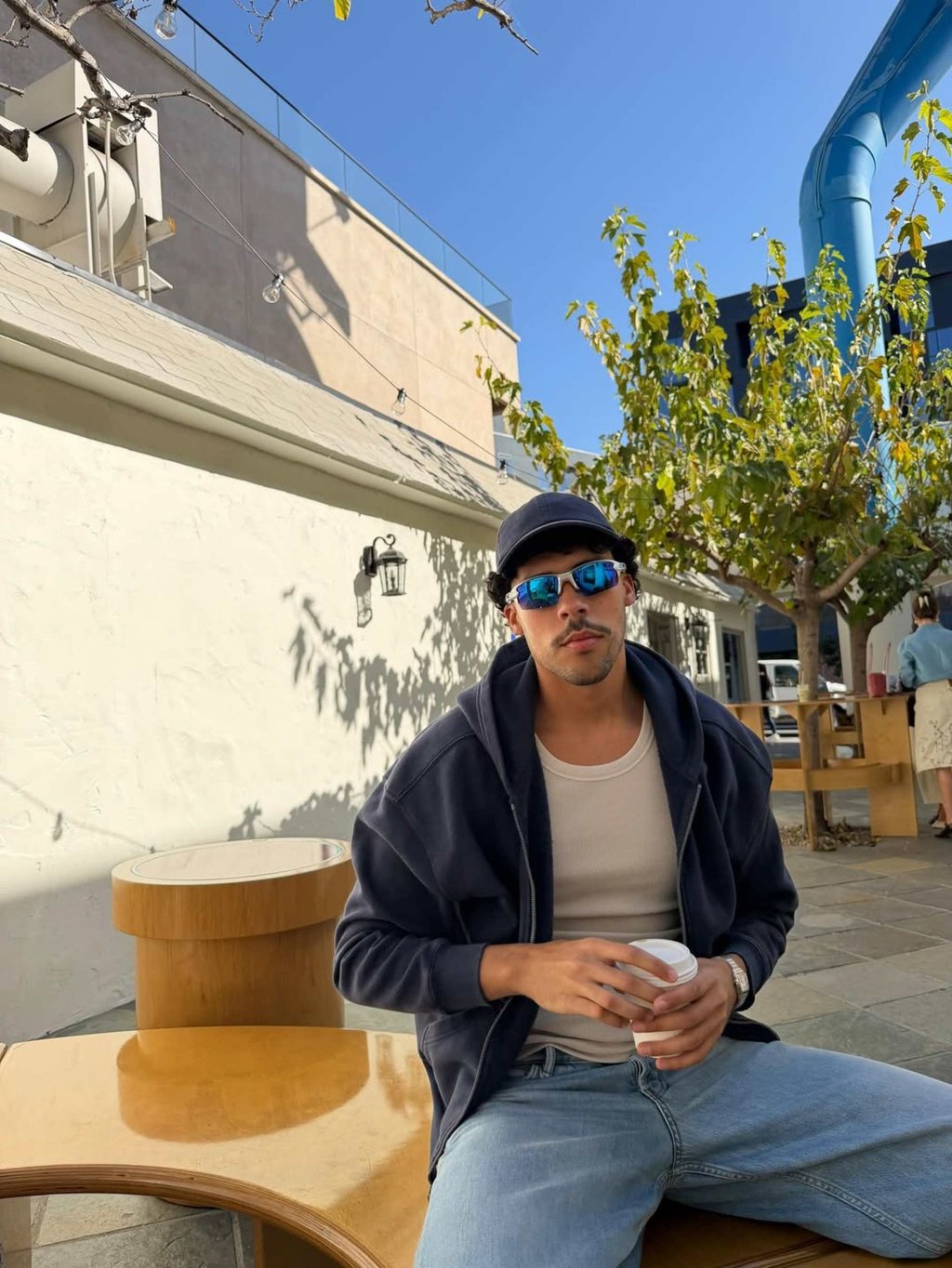 Bad Bunny’s brother, Bernie Martínez Ocasio, in a post shared this month. Photo: @mcbernie/Instagram