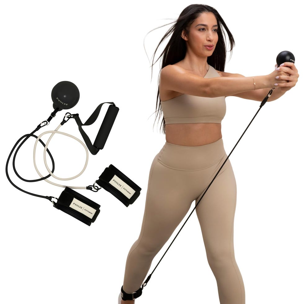 PVOLVE P.3 Trainer- Home Gym Fitness Equipment Resistance Band with Ankle Strap and Weight System PVOLVE P.3 Trainer- Home Gym Fitness Equipment Resistance Band with Ankle Strap and Weight System