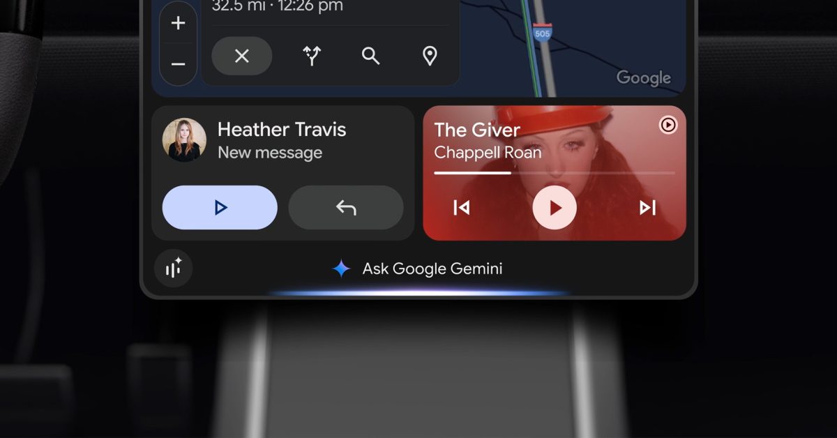 Most Android Auto users still don't have Gemini, months later