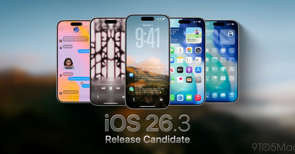 Apple releases iOS 26.3 RC for iPhone