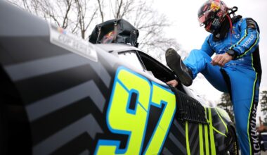 Shane van Gisbergen stars in the rain, leads NASCAR Clash before late crash