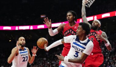 Raptors stumble in 128-126 loss to Timberwolves before NBA trade deadline