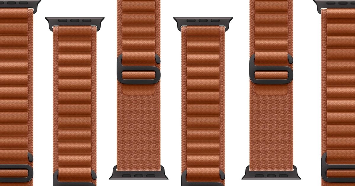 Apple's Terra Cotta orange Alpine Loop with the Black Titanium finish hits Amazon low at 44% off