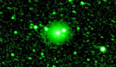 Observations of comet 3I/ATLAS by NASA’s SPHEREx mission in December 2025 reveal organic molecules within its coma. Credit: NASA/JPL-Caltech