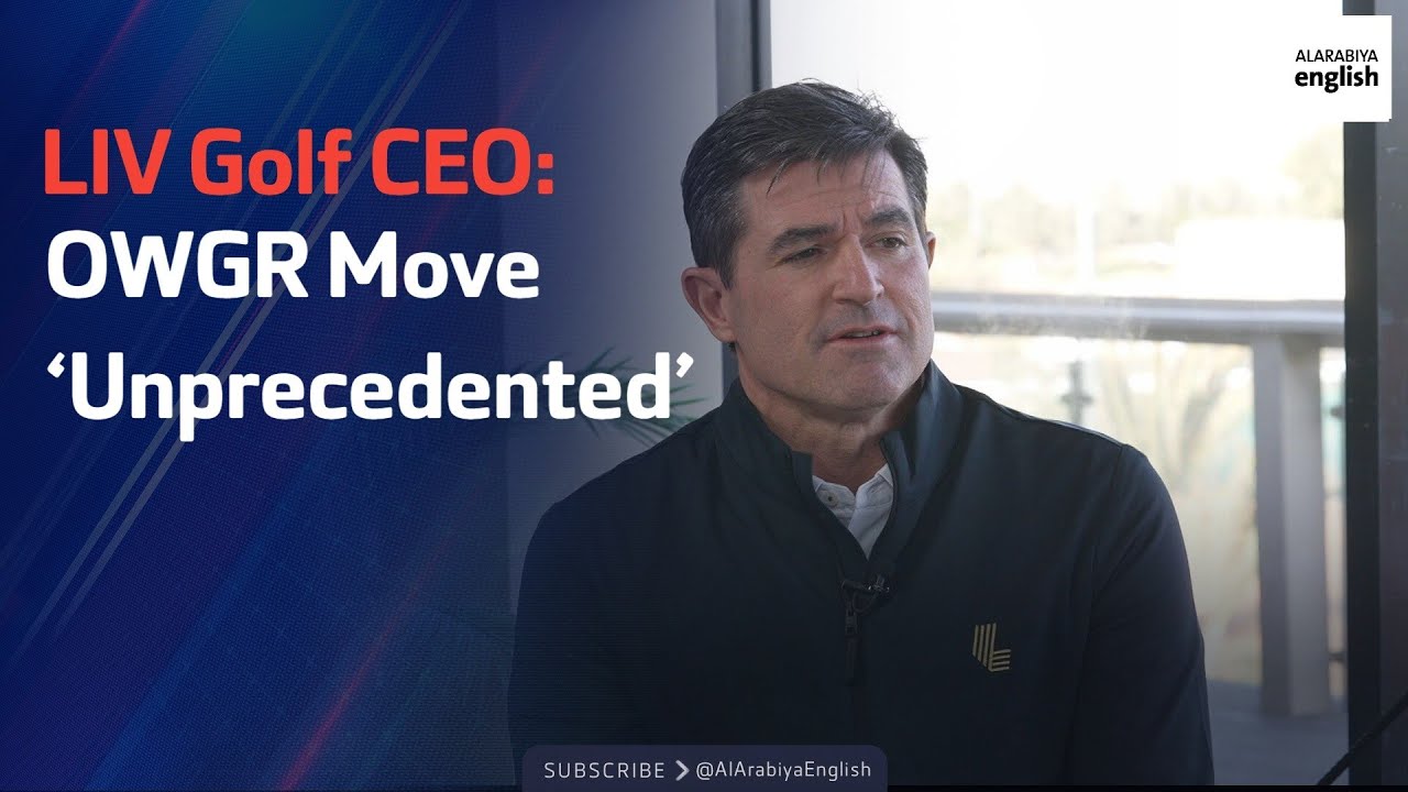 LIV Golf CEO Says OWGR Move ‘Didn’t Feel Great’ But Welcomes Ranking Points - YouTube