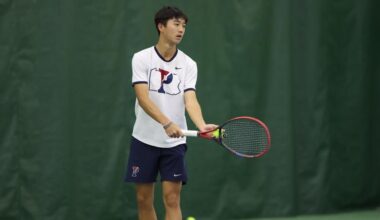 Men's Tennis Sweeps Delaware in Fourth Win of the Season