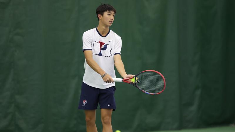 Men's Tennis Sweeps Delaware in Fourth Win of the Season
