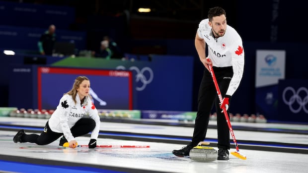 Canadian mixed doubles curling team falls to Great Britain at Winter Olympics