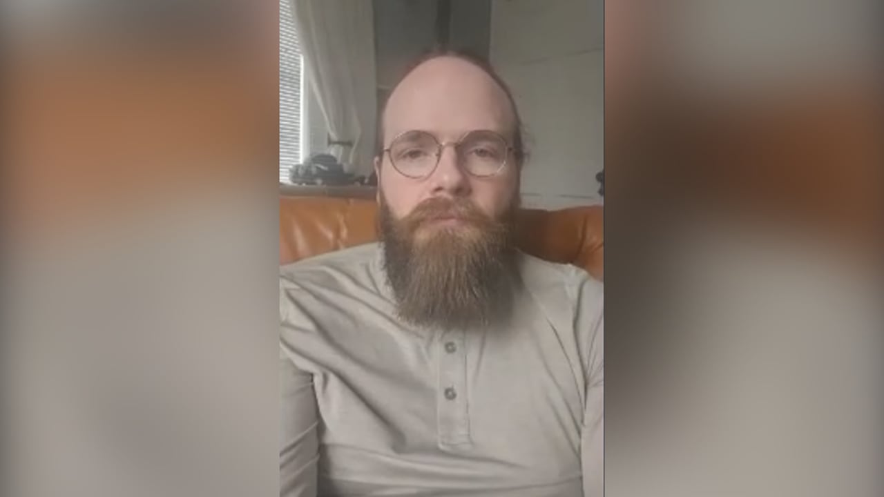 Screenshot of a man from Zoom call