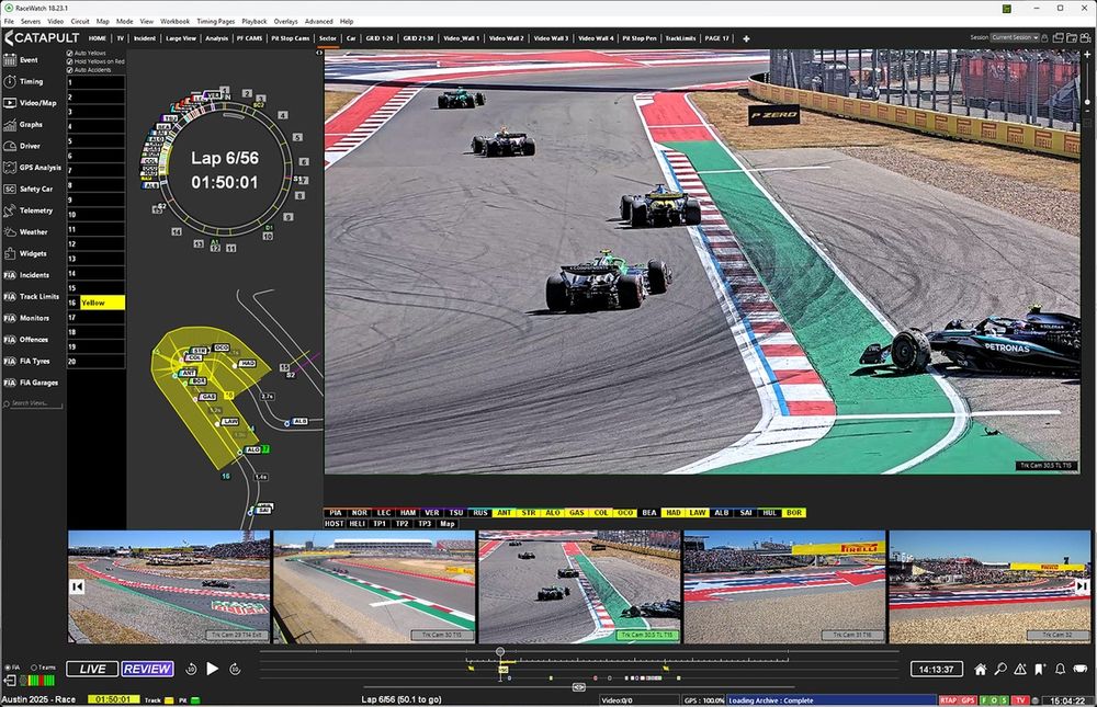 RaceWatch is able to recognise and report any accidents