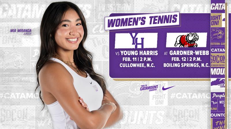 Tennis Hosts Young Harris, Travels to Gardner-Webb in Midweek Action
