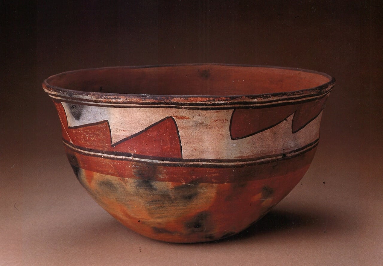 A close up photo of a ceramic bowl. 