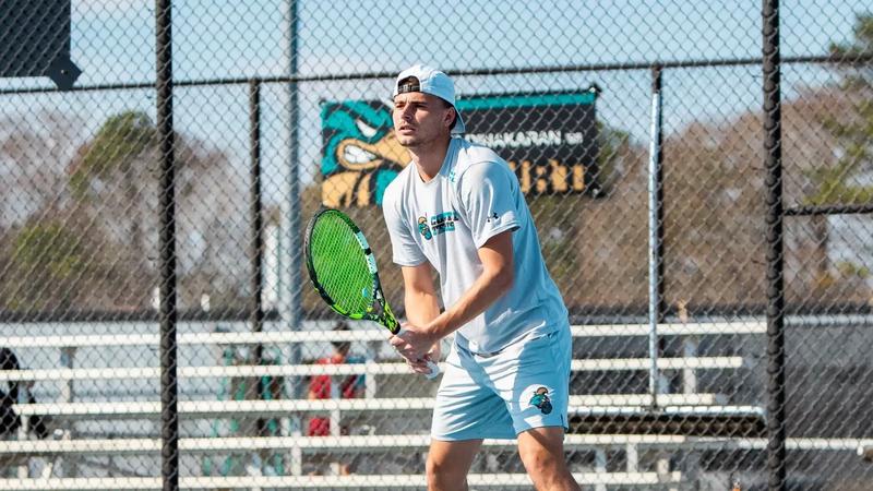 Men’s Tennis Earns Hard Fought Victory Over CofC