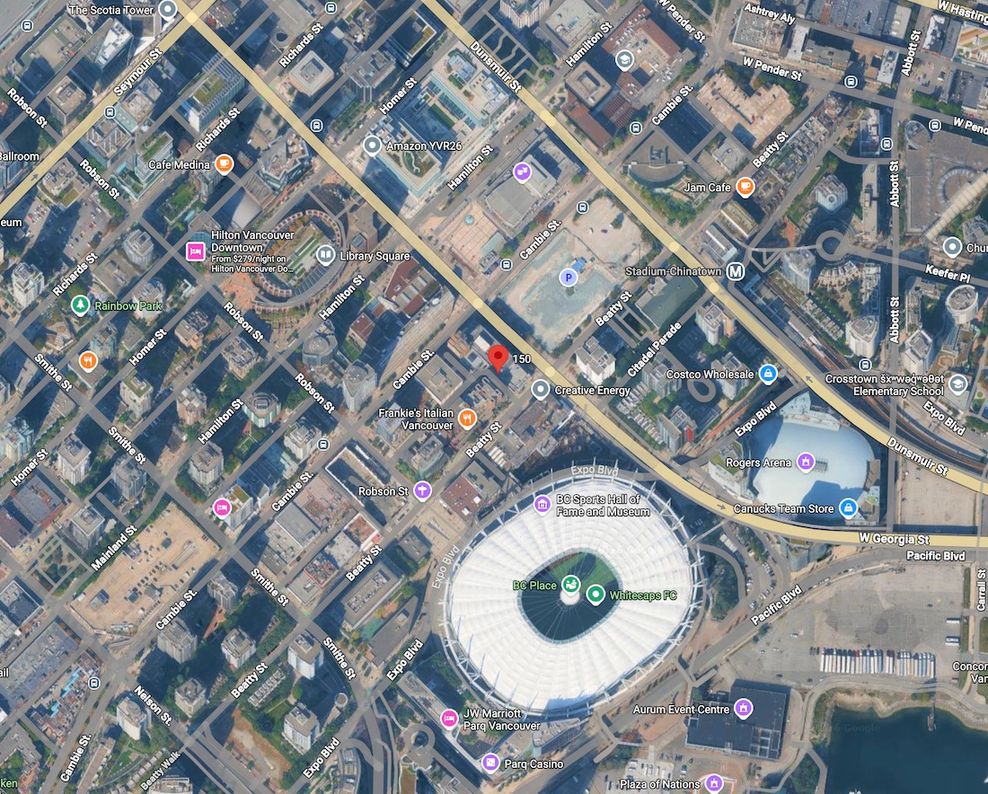 720 beatty street 150 west georgia street vancouver steam plant creative energy