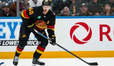 Former NHL General Manager believes Elias Pettersson's best days might be behind him