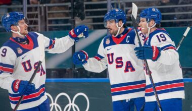 Grades, questions from Team USA's Olympic hockey win vs. Latvia
