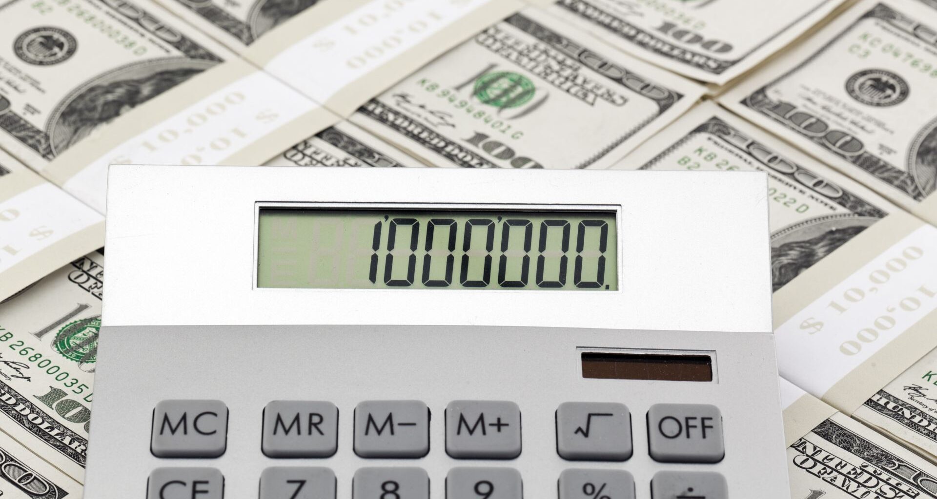 Calculator on american dollars.