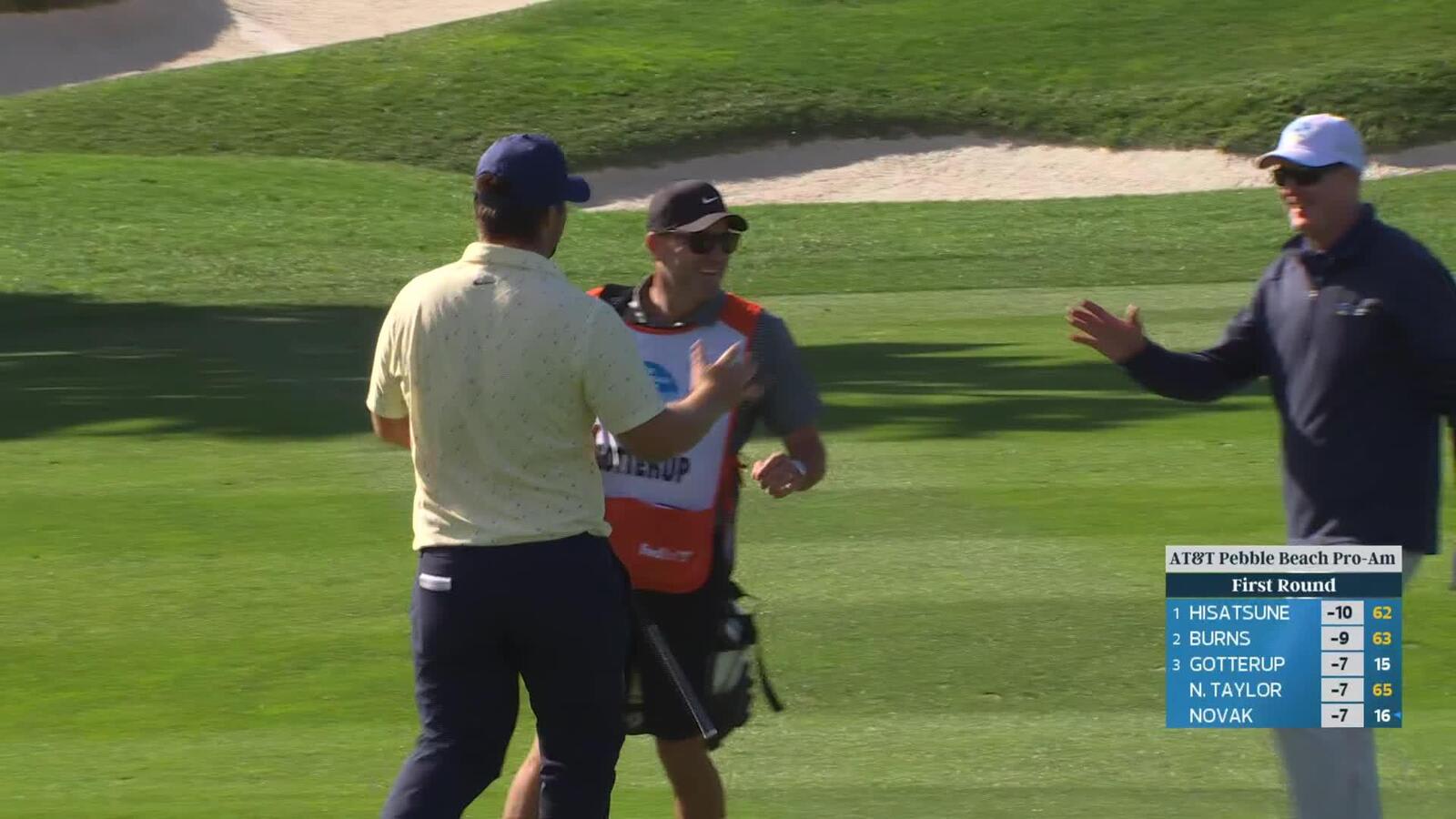 Chris Gotterup hits 113-yard approach to 5 inches, sets up birdie