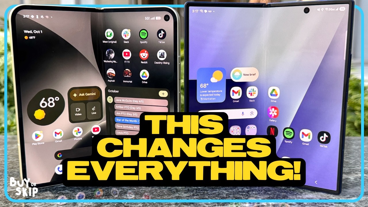 Did Google Out-Fold Samsung? Pixel 10 Pro Fold vs. Galaxy Z Fold 7 Review - YouTube