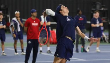 Men's Tennis Wins Doubles Point at Ole Miss Sunday Afternoon