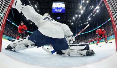 'It was a gift': French goalie Junca's birthday was a memorable one despite 10-2 loss to Canadian stars