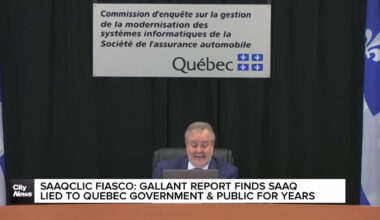 Gallant report finds that SAAQ knowingly lied to the public