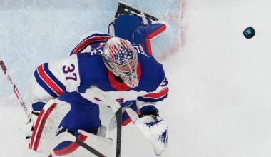 Winnipeg Jets' Hellebuyck 'one of the best goalies in the world,' U.S. Olympic teammate says