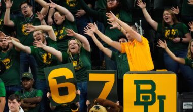 The '6-7' craze is going strong at NBA and college basketball games