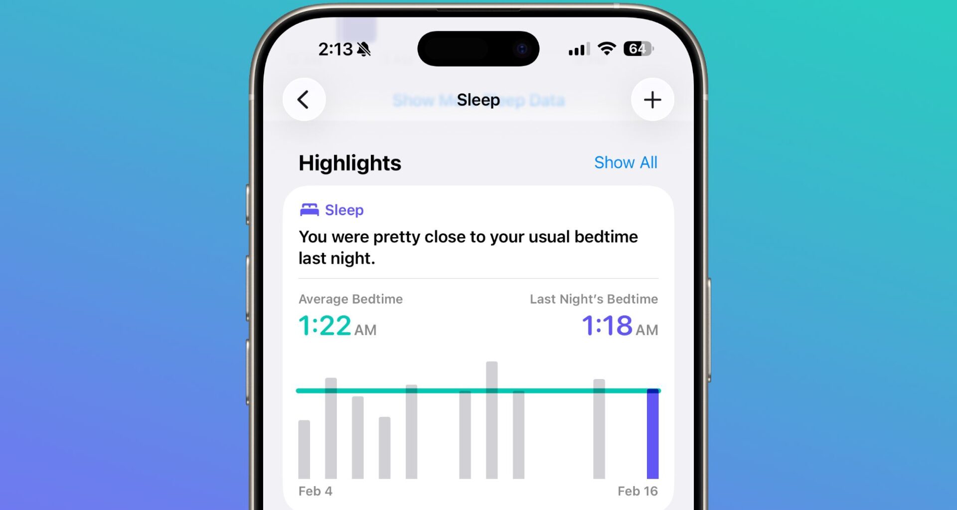iOS 26.4 Adds Average Bedtime Metric and Restores Blood Oxygen to Health App Vitals Graph