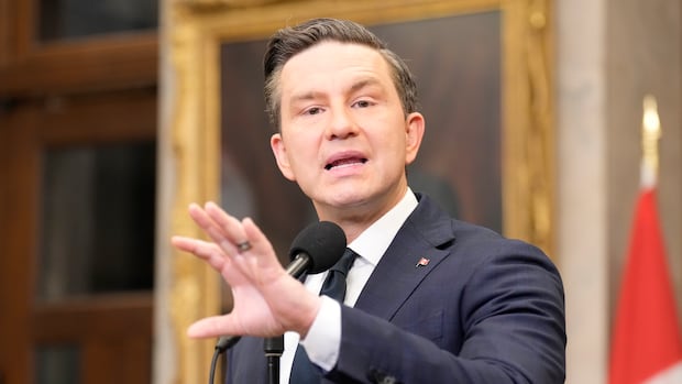 Poilievre disagrees with Conservative MP's 'anti-American hissy fit' comments