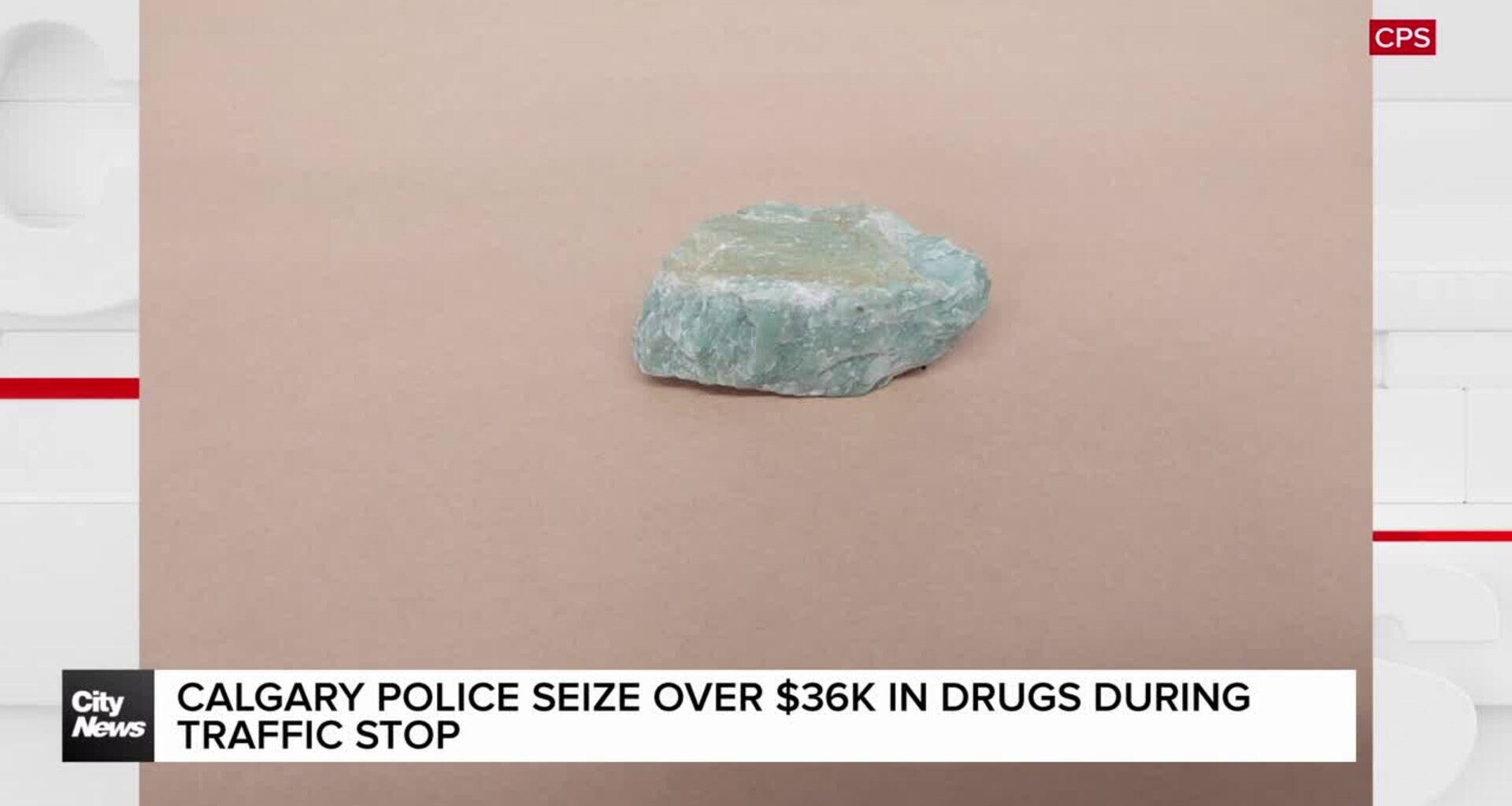 Calgary police seize over $36K in drugs during traffic stop