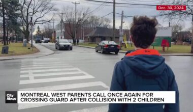 Montreal West parents push for crossing guards after double collision