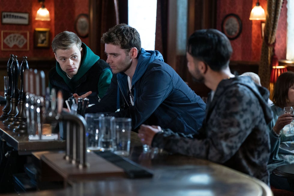 oscar, peter beale, vinny panesar, eastenders