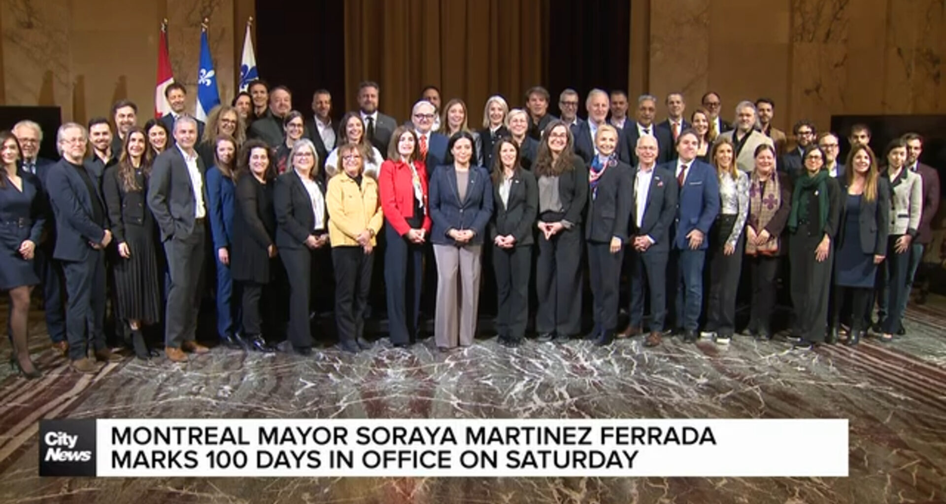 Montreal mayor to mark 100 days in office Saturday