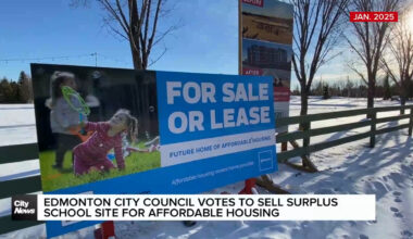 Edmonton city council votes to sell surplus school site for affordable housing
