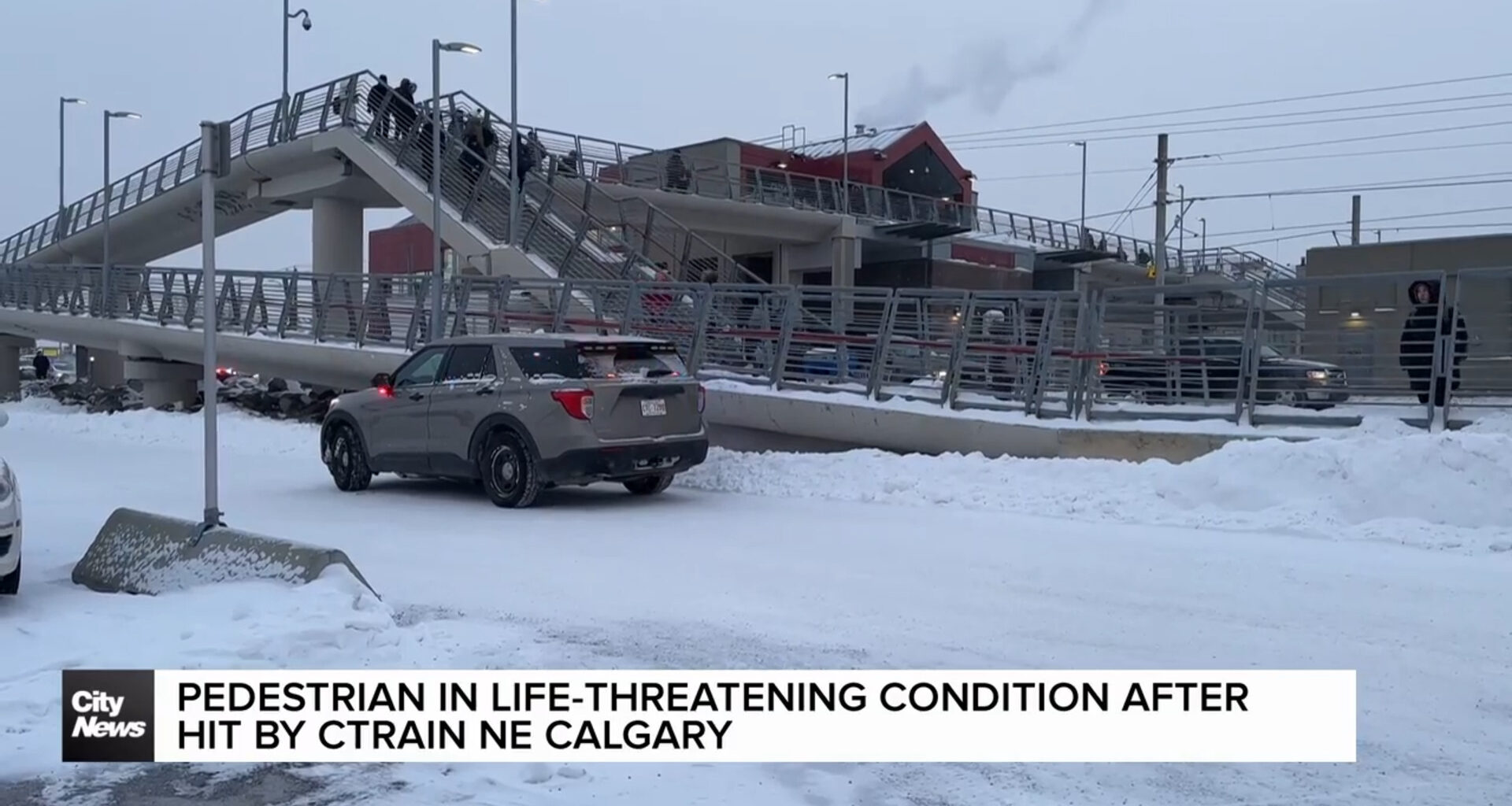 Pedestrian in life-threatening condition after being struck by CTrain in NE Calgary