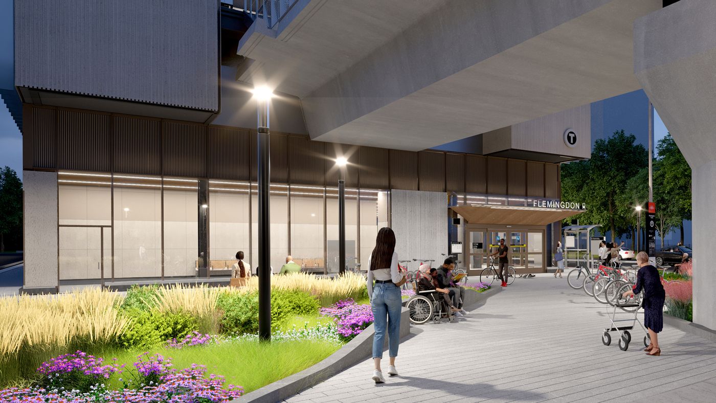 ontario line elevated stations