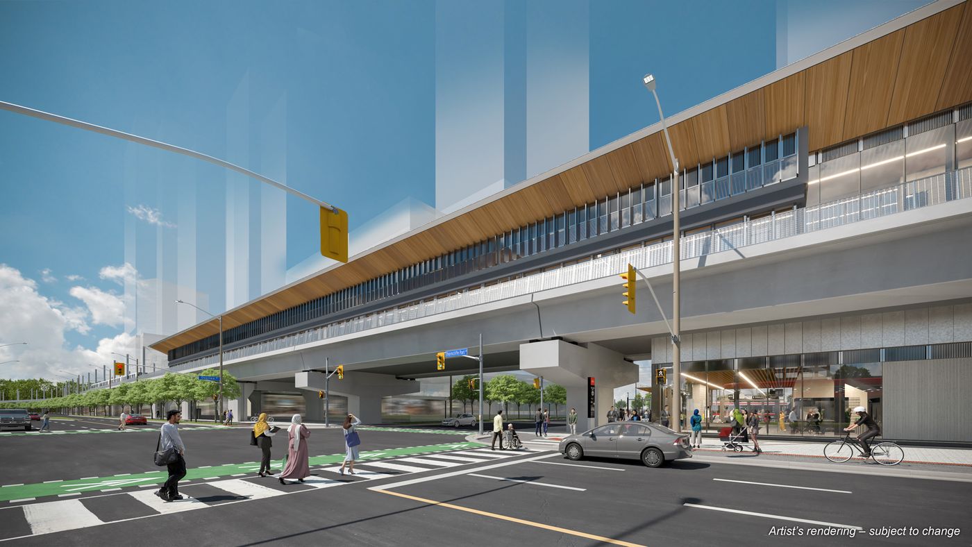 ontario line elevated stations
