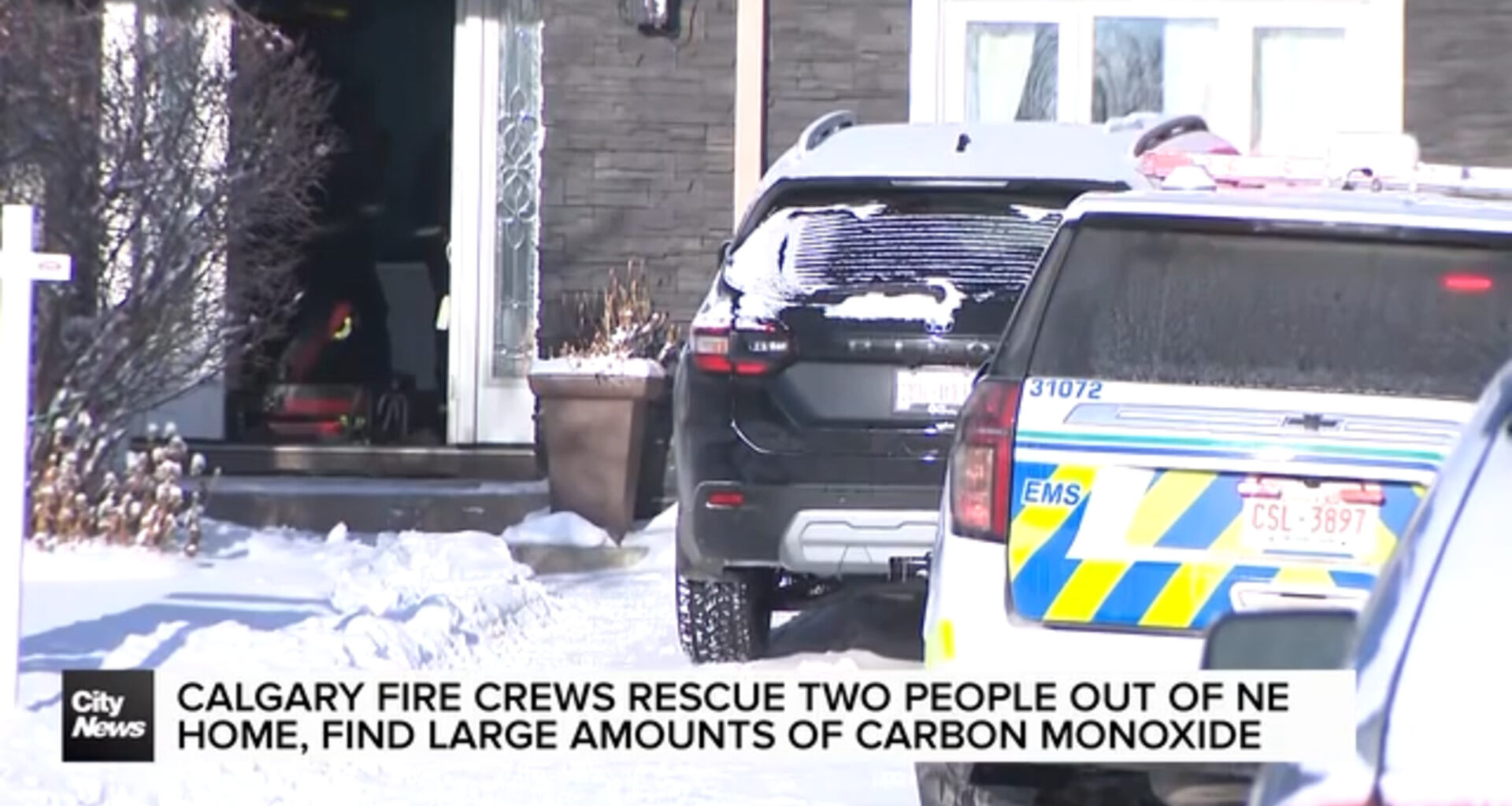 Calgary fire crews rescue two people out of NE home, find large amounts of carbon monoxide